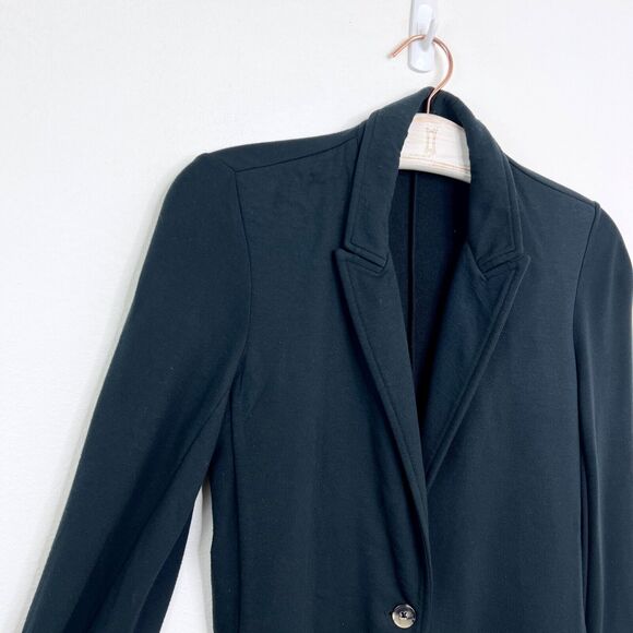 Theory Womens Single Button Modal Blazer Jacket Size Small Black - Picture 6 of 9